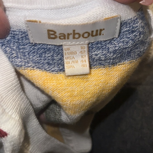 Barbour - Women's Seaview Knitted Jumper - Multi Color size L - Picture 8 of 10